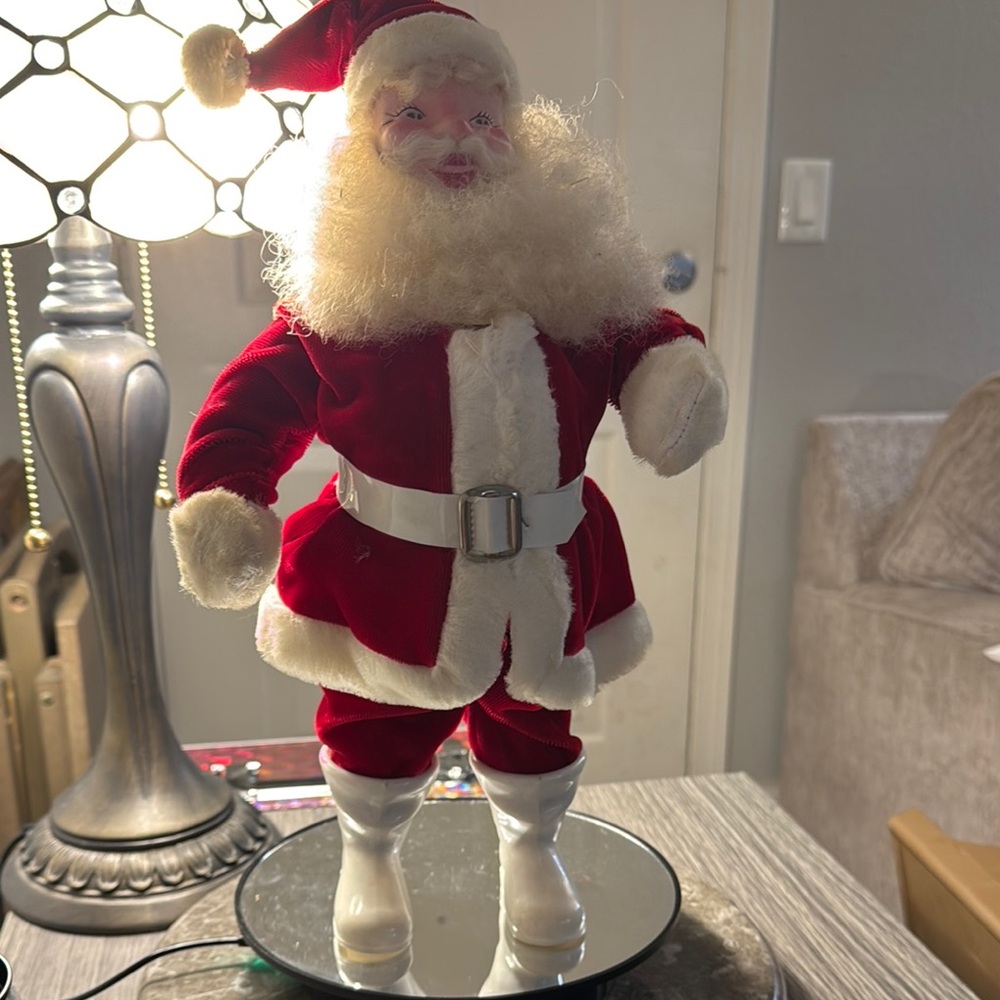 Harold Gale Red and White Santa Claus Holiday Decor